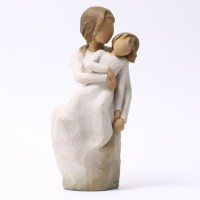 ウィローツリー彫像 【MotherDaughter】 - 母娘